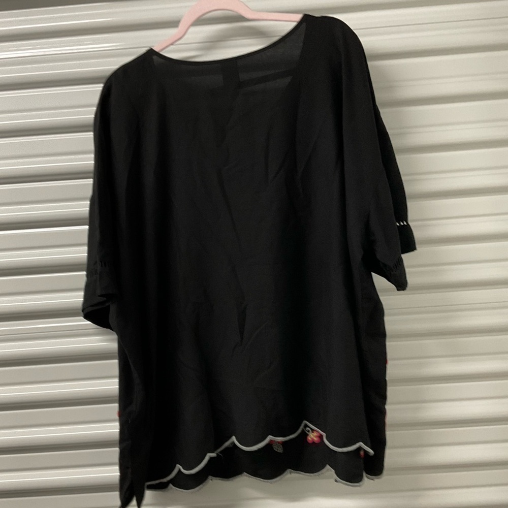 Time and Tru Floral Print Top Size XXL (20) - Picture 2 of 3